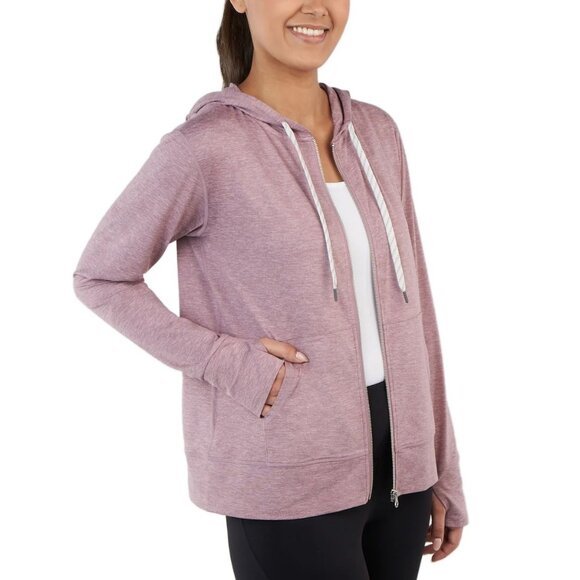 Kirkland Signature Ladies' Lightweight Full-Zip Hoodie - Picture 5 of 9